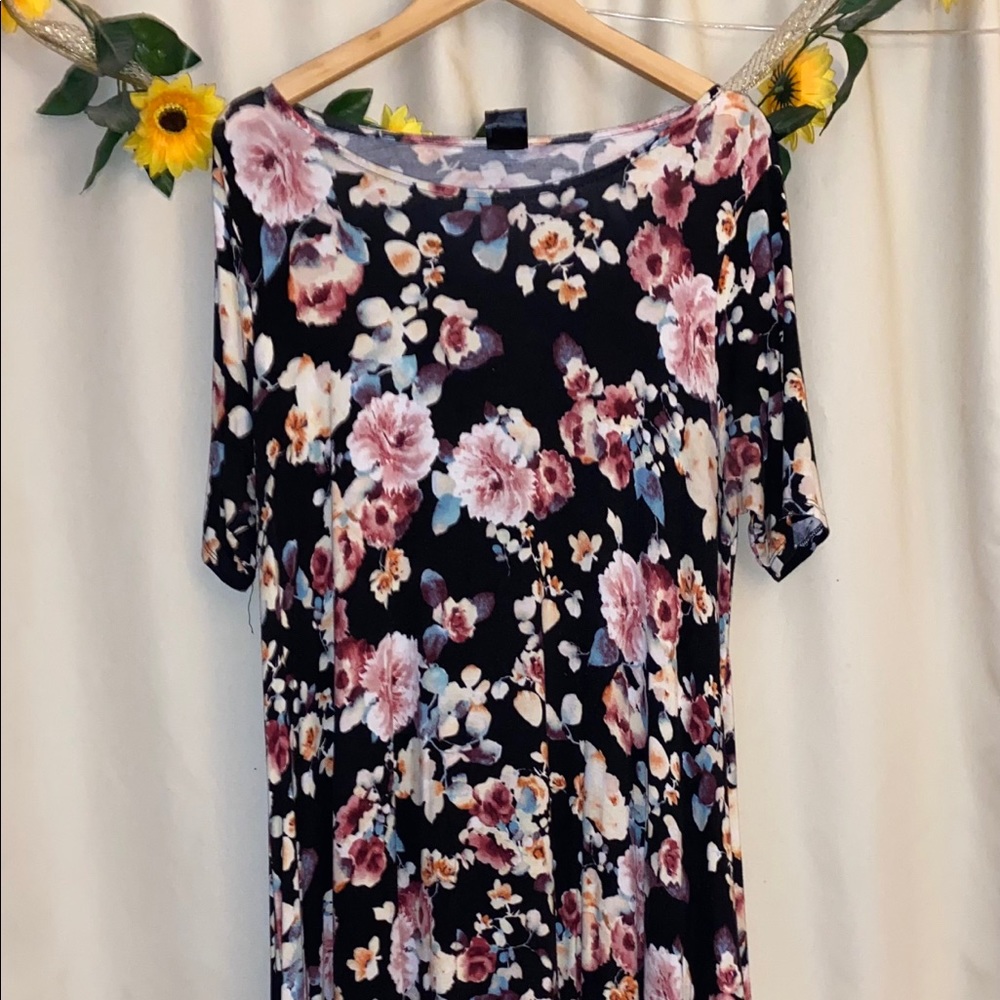 Multi color floral dress